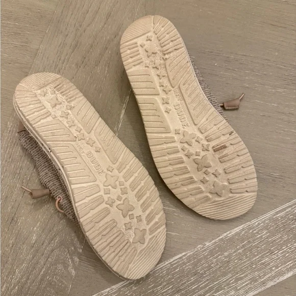 Hey Dude Women's Shoes in Tan and dusty pink - Picture 3 of 6